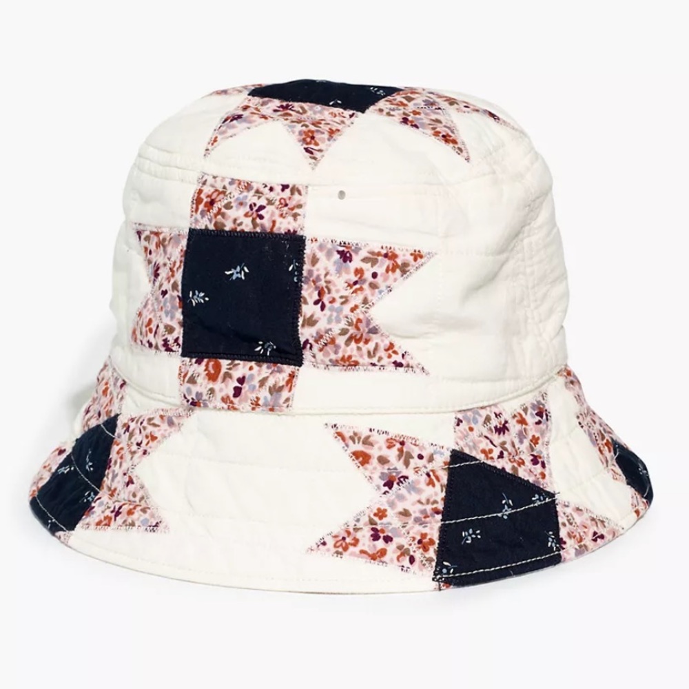 Madewell Quilted Patchwork Bucket Hat